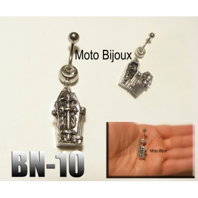 Bn-010, boucle de nombril , Tombe articulée