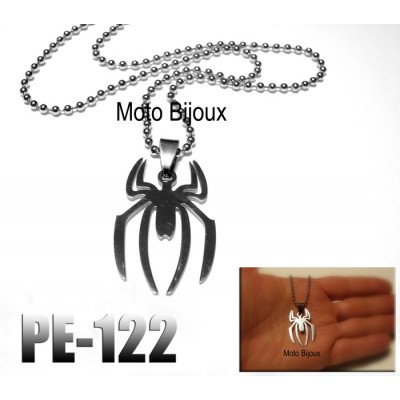 Pe-122, Pendentif Araignée ( Spyder ) acier...