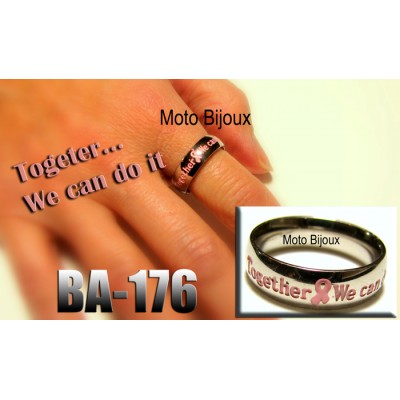Ba-176, Bague supportons le Cancer, Togeter we can... Ba-176, Bague supportons le Cancer, Togeter we can...