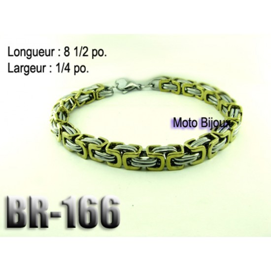 Br-166, Bracelet  acier inoxidable « stainless...