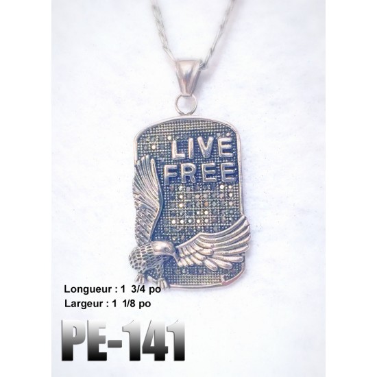 Pe-141 Live Free  , Acier inoxidable ( Stainless...