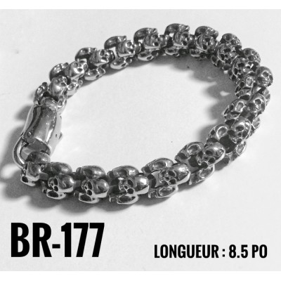 Br-177 multi skull acier inoxidable « stainless...