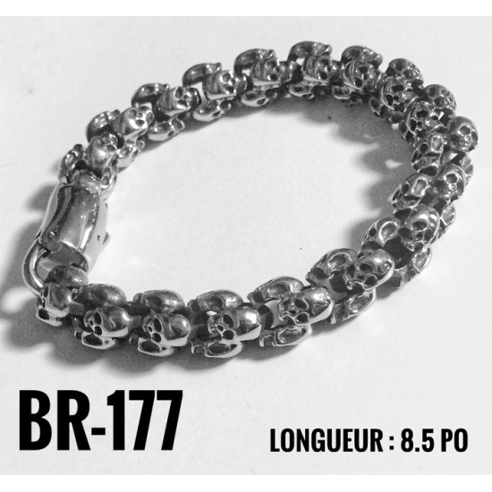 Br-177 multi skull acier inoxidable « stainless...