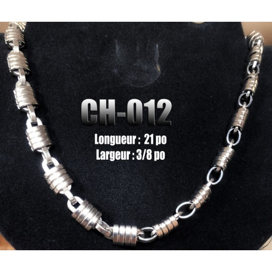 Ch-12, quadruple mailles, acier inoxidable ( Stainless Steel )