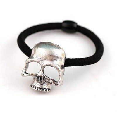 El-01 Élastique à cheveux Skull crane métal