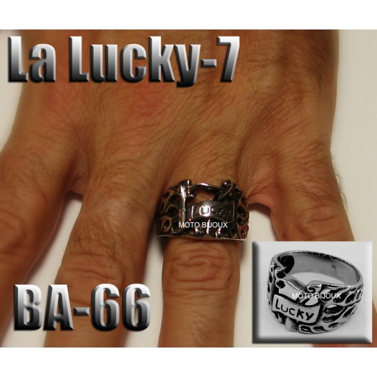 Ba-066, Bague La Lucky-7 inoxidable