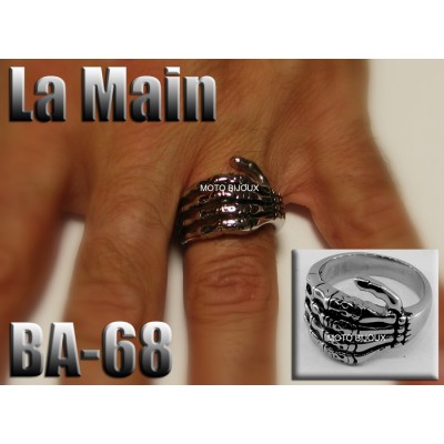 Ba-068, Bague La Main inoxidable