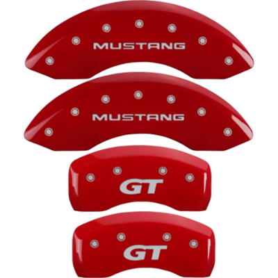 MGP Couvre Etrier Rouge logo  Mustang GT 2005-2010...