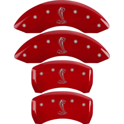 MGP Couvre Etrier Rouge logo COBRA 2005-2010...