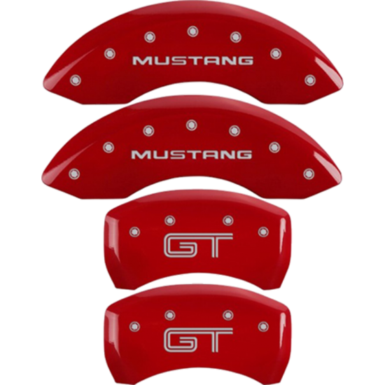 MGP Couvre etrier rouge logo Mustang et GT Mustang...