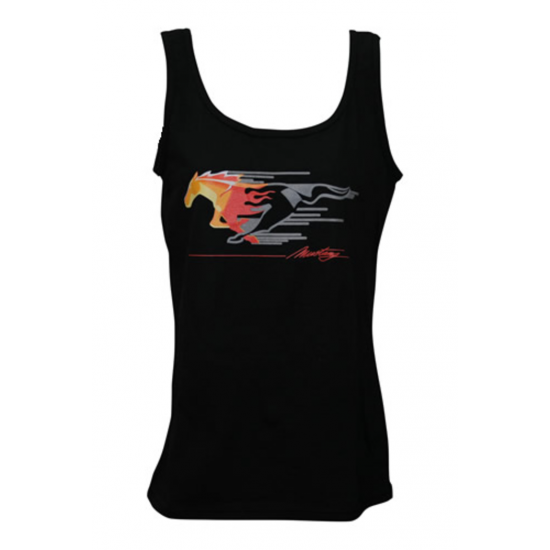 Camisole femme Mustang pony flambé
