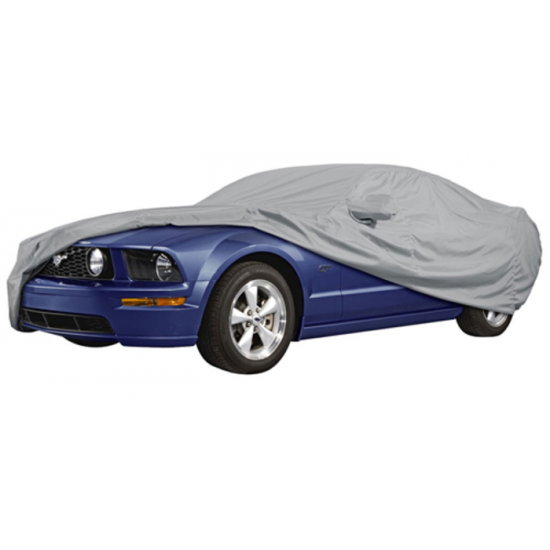 Covercraft Housse d'auto Custom-Fit 3 Epaisseurs Gris avec pochettes a mirrors Mustang convertible 2005 a 2009 GT/V6/GT500