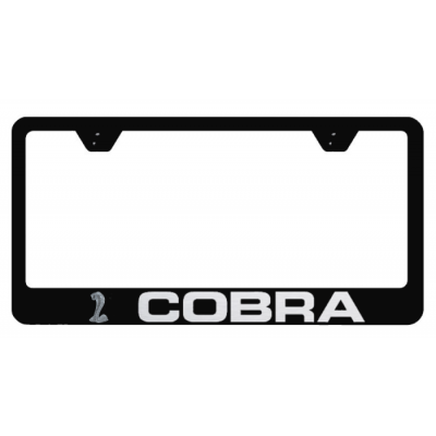 Contour de Plaque en Métal Noir avec logo COBRA...