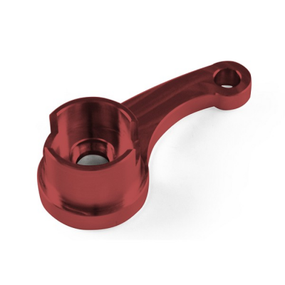 Steeda Levier de Capot Billet Aluminium Rouge 2015-2023 Mustang