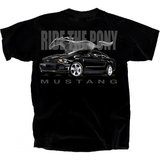 T-Shirt Homme Ride the Pony Mustang 