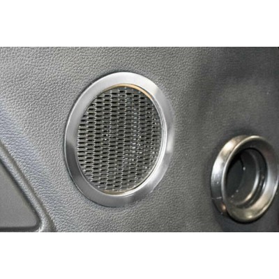 ACC Contour de Haut Parleur en Stainless Polis 2015-2023 Mustang paire
