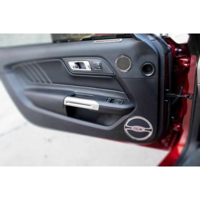 ACC Contour de Haut Parleur en Stainless Polis 2015-2023 Mustang paire