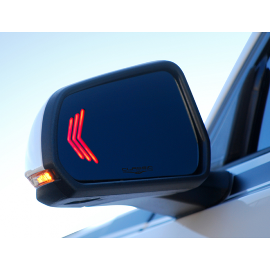 CDC Mirroirs avec Flasher Sequentiel et Avertisseurs de changement de voie 2015-2023 Mustang