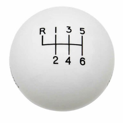 Hurst Boule de Shifter Blanc 2015-2026 Mustang GT/V6/EcoBoost
