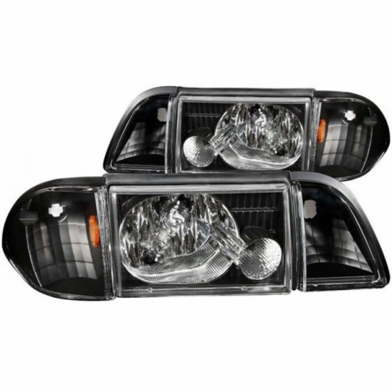 Anzo Lumiere avant Crystal Noir avec Coins 3pcs...