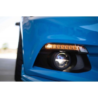 Morimoto Lumiere Flasher avant XB DEL Fumé 2015-2017 Mustang