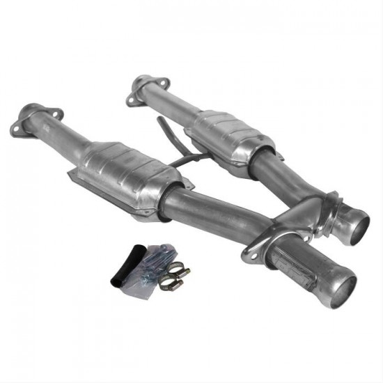 BBK H Pipe avec Catalyseurs Pour Headers Long 1979-1993 Mustang 5L
