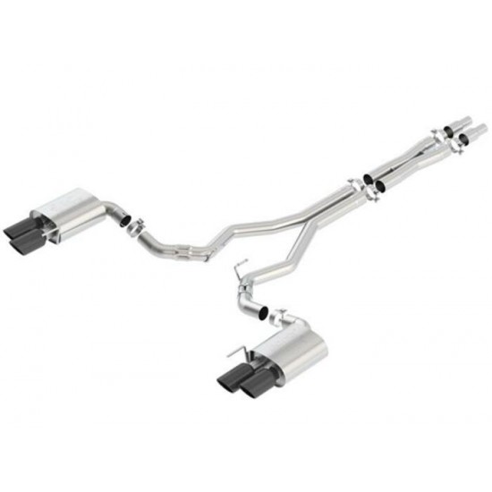 Borla ATAK Cat-Back Exhaust avec Embouts Noir ...