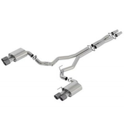 Borla ATAK Cat-Back Exhaust avec Embouts Fibre de...