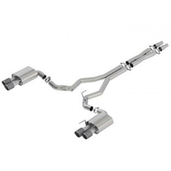 Borla ATAK Cat-Back Exhaust avec Embouts Fibre de...