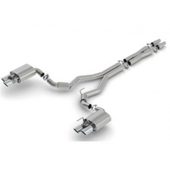 Borla S-Type Cat-Back Exhaust pour 2018-2023 Mustang GT Coupe/Convertible avec Exhaust Active