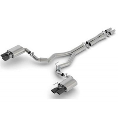 Borla S-Type Cat-Back Exhaust avec Embouts Noir...