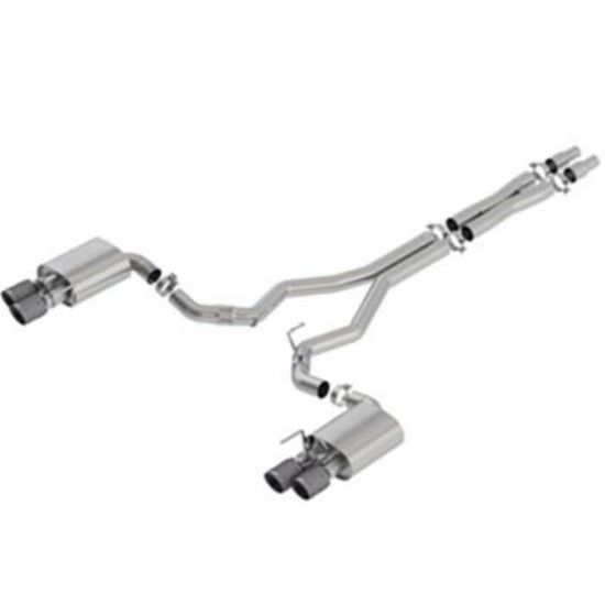 Borla ATAK Cat-Back Exhaust avec Embouts Fibre de...