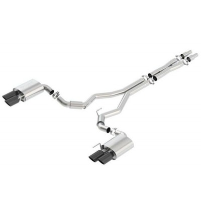Borla S-Type Cat-Back Exhaust avec Embout Noir...