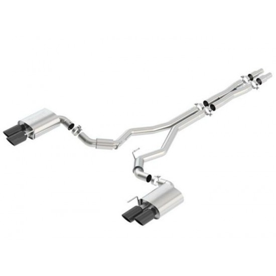 Borla S-Type Cat-Back Exhaust avec Embout Noir...
