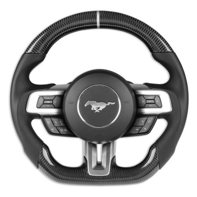 DMC Volant Fibre de Carbon/Cuir 2015-2017 Mustang...