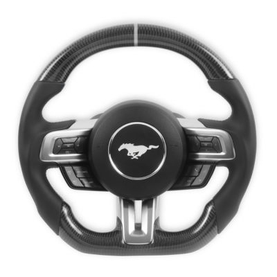 DMC Volant Fibre de Carbon/Cuir 2018-2023 Mustang...