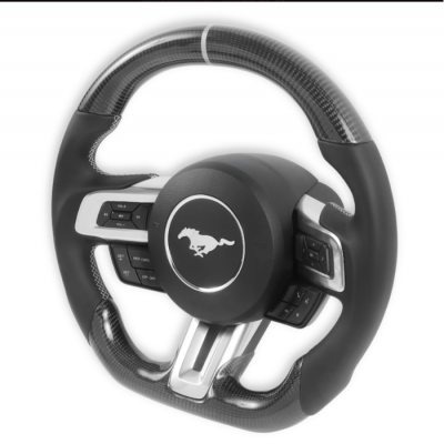 DMC Volant Fibre de Carbon/Cuir Chauffante...