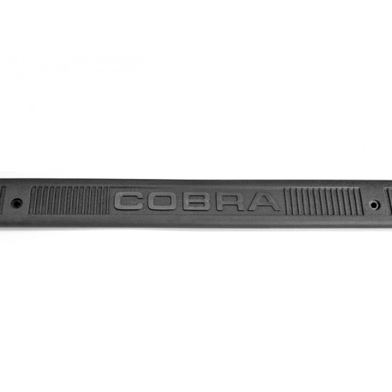 DMC Seuil de Portes Noir avec logo COBRA 1979-1993 Mustang paire