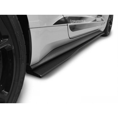 1DMC Splitter de jupes de coté Noir 2015-2023 Mustang paire