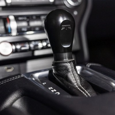 RTR Pommeau de Levier de Vitesse Noir Satiné avec logo 2015-2026 Mustang GT/V6/EcoBoost/MACH1/Dark Horse Automatique
