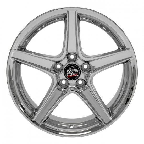 OE Wheels Mag Saleen 18''x10'' Chromé 1994-2004 Mustang arriere