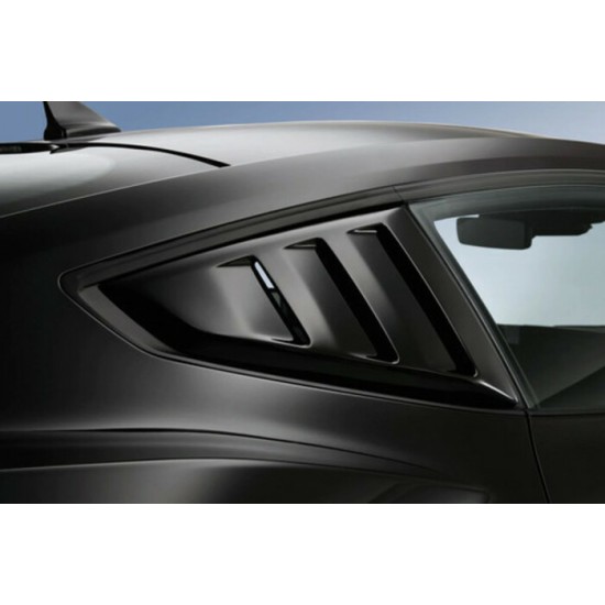 Air Design Louver de vitre de coté Noir Lustré 2024+ Mustang coupé paire