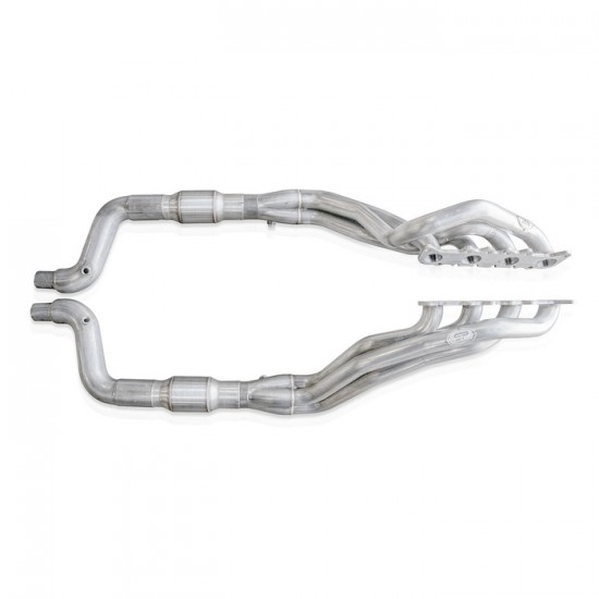 Stainless Power Headers 1-7/8'' avec Catalyseurs High-Flow Acier Inoxydable  2015-2026 Mustang 5L Connection d'origine 