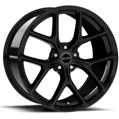 Carroll Shelby Ensemble de 4 Mags CS3 Décalé 20x9.5 & 20x11 Noir Lustré 2005-2026 Mustang