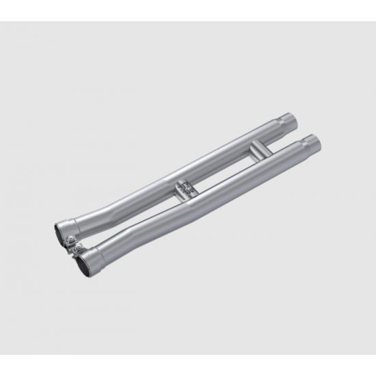 MBRP Resonateur Delete H-Pipe 2.5'' Acier Inoxydable T409 2015-2027 Mustang GT/BULLITT/MACH1/DARKHORSE