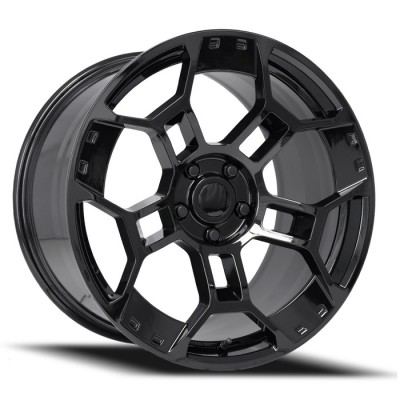 FR Ensemble de Mags Replique GT-D Noir Lustré 19x10 & 19x11 2005-2026 Mustang 
