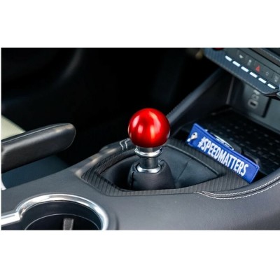 Steeda Boule de shifter en aluminium rouge...