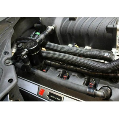 Séparateur d'huile Noir côté Passager Mustang avec Supercharge Roush ou VMP 2011-2017