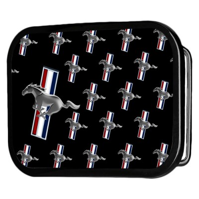 Boucle de Ceinture Noir logo Multiple