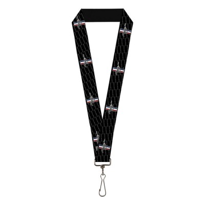 BD Lanyard Mustang Texte Noir